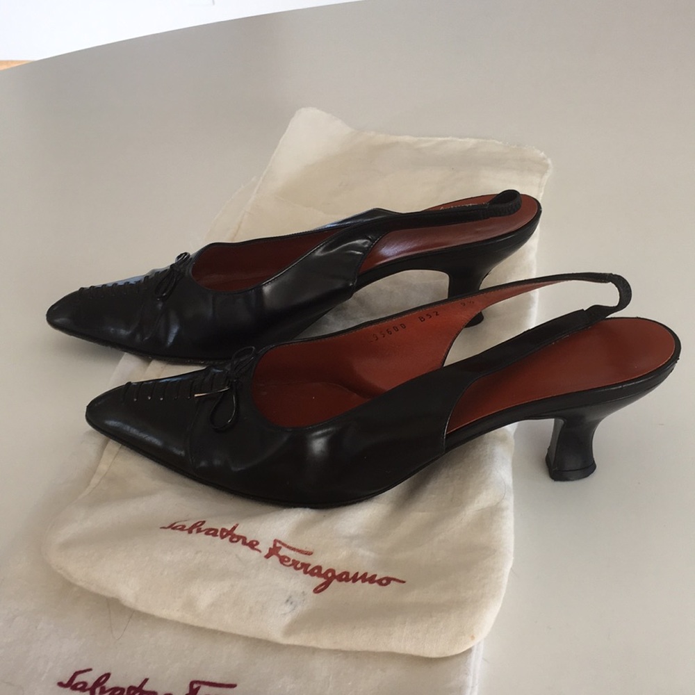 Vintage Ferragamo Slingbacks